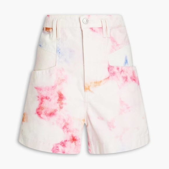 EUC Esquia tie-dyed denim shorts Isabel Marant US 2